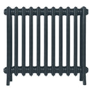 Grace - Midnight Ink Cast Iron Column Radiator H650mm x W696mm 4 Column - Floor Standing
