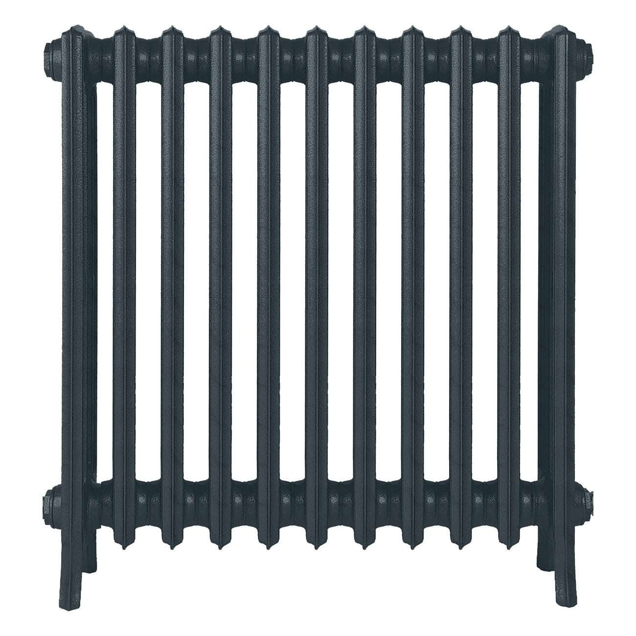 Grace - Midnight Ink Cast Iron Column Radiator H700mm x W696mm 4 Column - Wall Hung