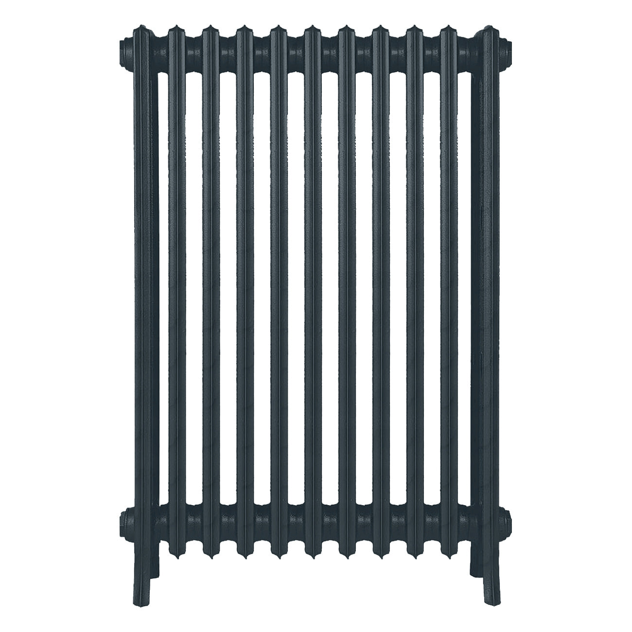 Grace - Midnight Ink Cast Iron Column Radiator H950mm x W696mm 4 Column - Floor Standing