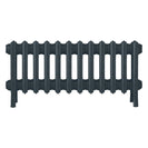 Grace - Midnight Ink Cast Iron Column Radiator H300mm x W756mm 4 Column - Wall Hung