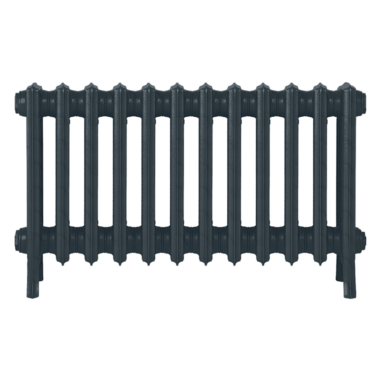 Grace - Midnight Ink Cast Iron Column Radiator H450mm x W756mm 4 Column - Wall Hung