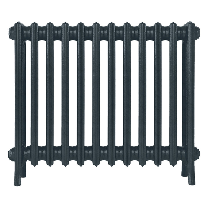 Grace - Midnight Ink Cast Iron Column Radiator H650mm x W756mm 4 Column - Floor Standing