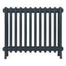 Grace - Midnight Ink Cast Iron Column Radiator H650mm x W756mm 4 Column - Floor Standing