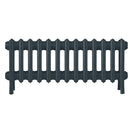 Grace - Midnight Ink Cast Iron Column Radiator H300mm x W817mm 4 Column - Wall Hung