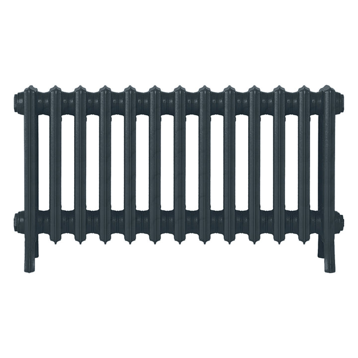 Grace - Midnight Ink Cast Iron Column Radiator H450mm x W817mm 4 Column - Wall Hung