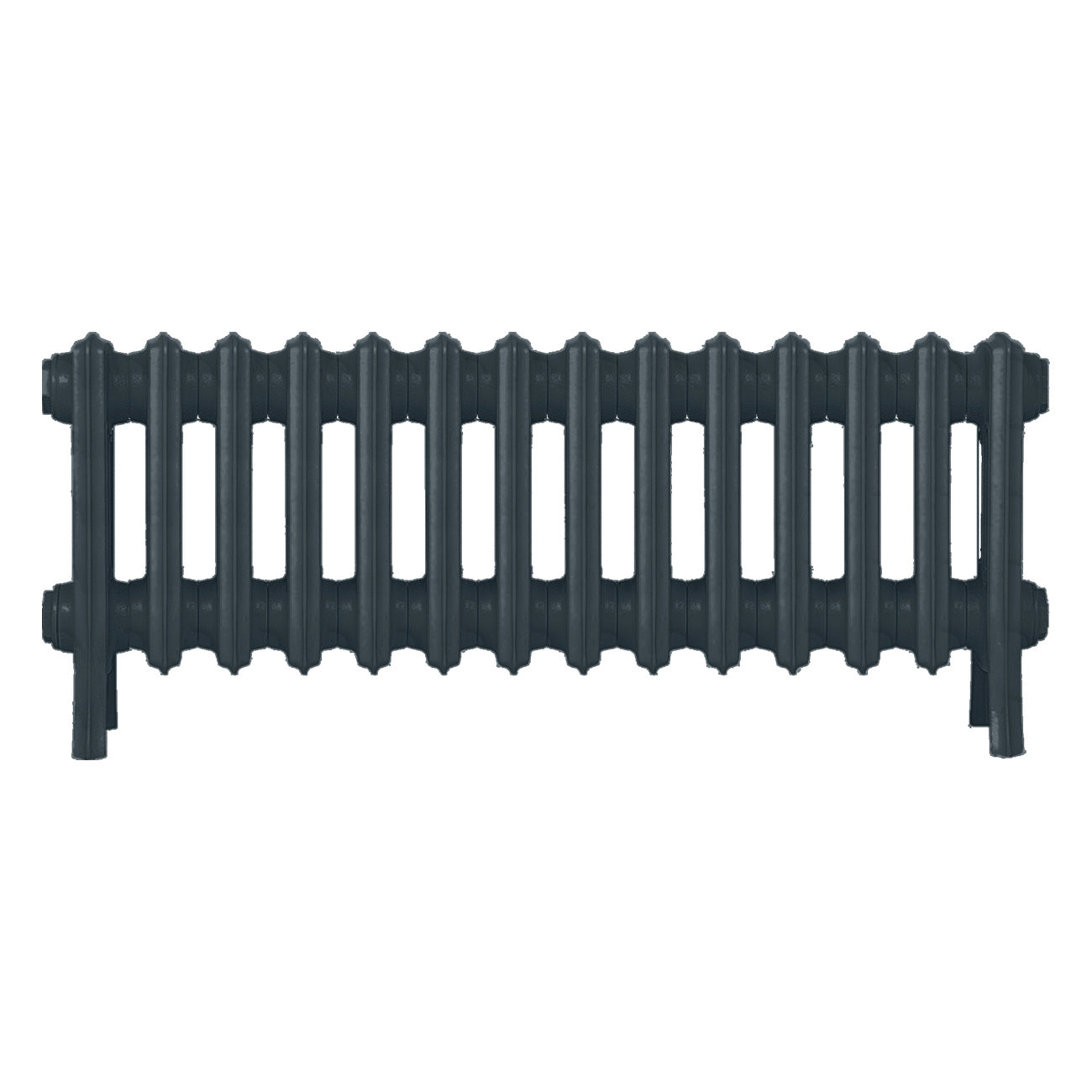 Grace - Midnight Ink Cast Iron Column Radiator H300mm x W877mm 4 Column - Wall Hung