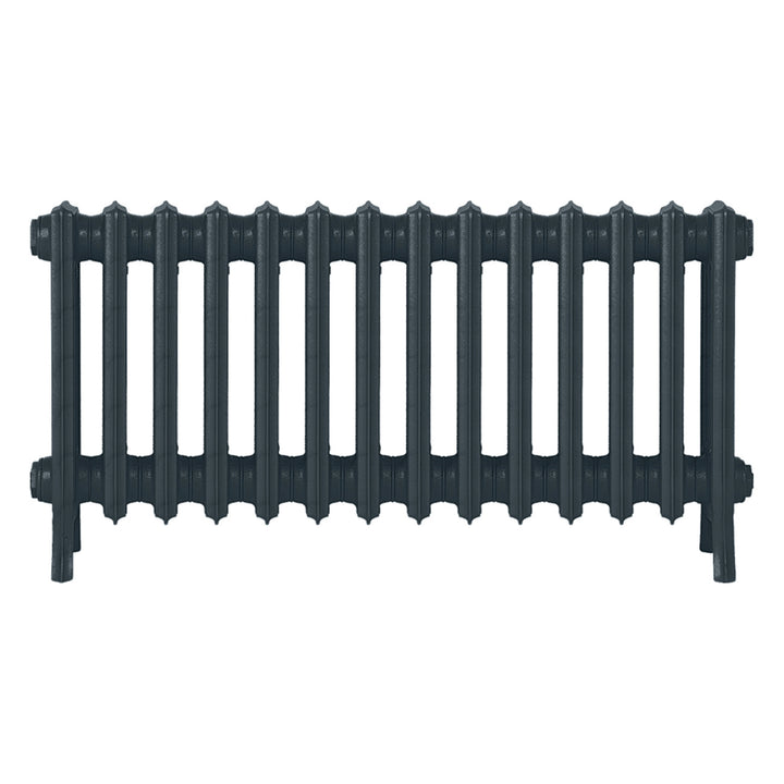 Grace - Midnight Ink Cast Iron Column Radiator H450mm x W877mm 4 Column - Wall Hung