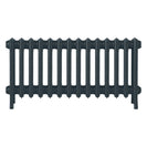 Grace - Midnight Ink Cast Iron Column Radiator H450mm x W877mm 4 Column - Wall Hung