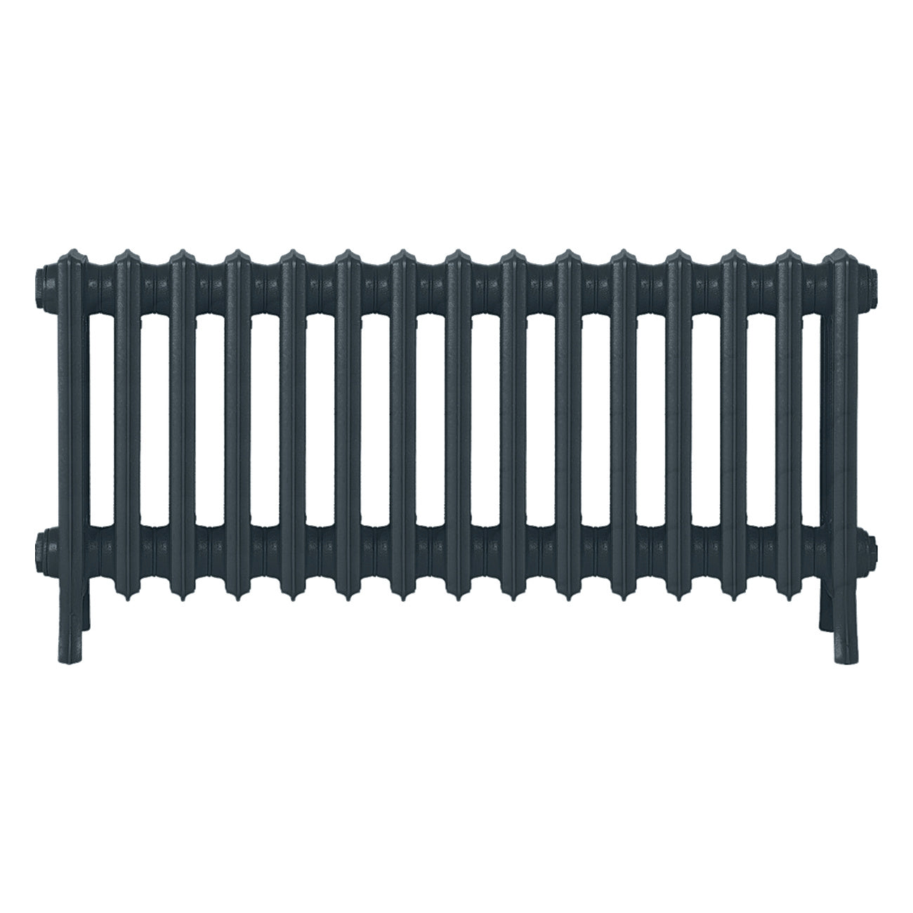 Grace - Midnight Ink Cast Iron Column Radiator H450mm x W938mm 4 Column - Wall Hung