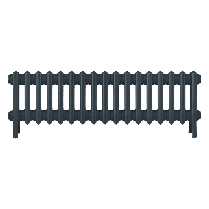 Grace - Midnight Ink Cast Iron Column Radiator H350mm x W1059mm 4 Column - Floor Standing