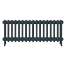 Grace - Midnight Ink Cast Iron Column Radiator H450mm x W1059mm 4 Column - Wall Hung