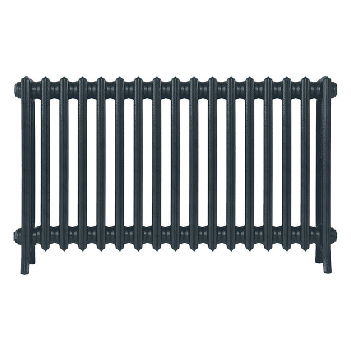 Grace - Midnight Ink Cast Iron Column Radiator H650mm x W1059mm 4 Column - Floor Standing