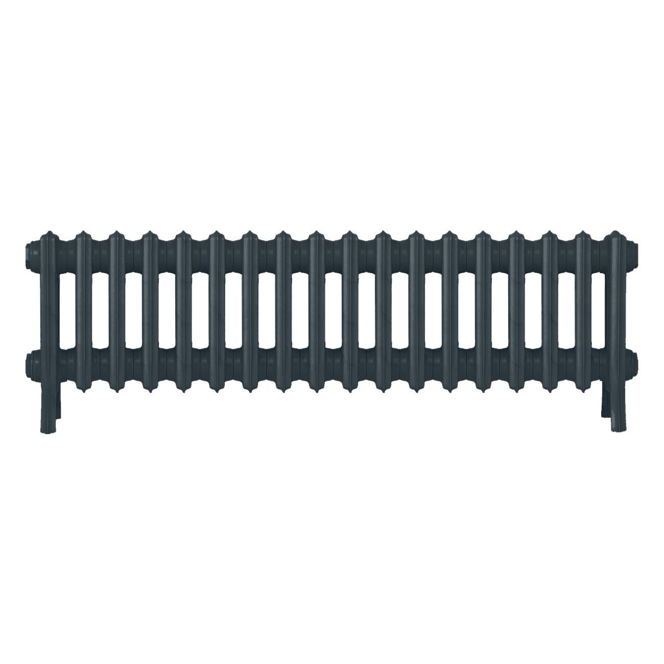 Grace - Midnight Ink Cast Iron Column Radiator H300mm x W1119mm 4 Column - Wall Hung