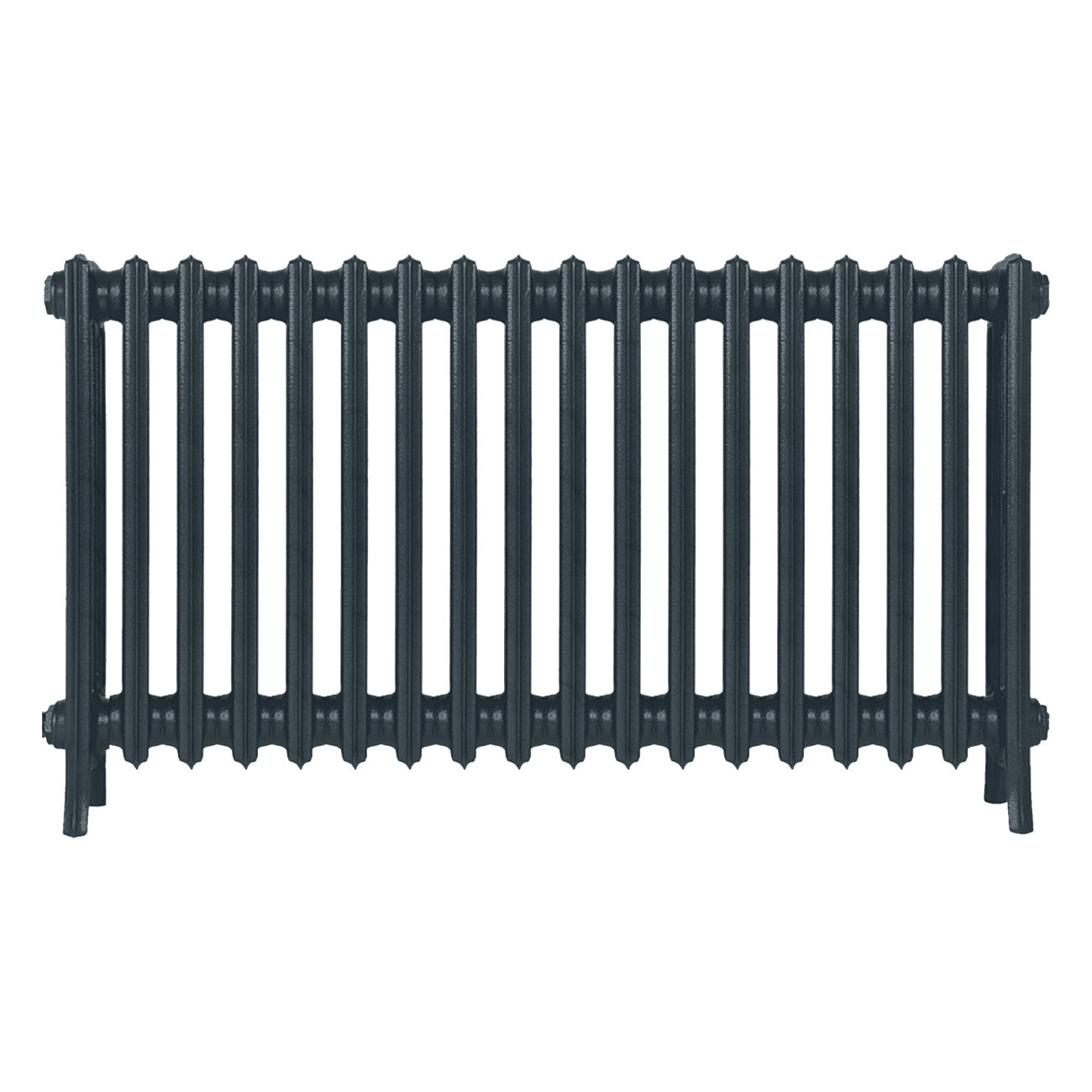 Grace - Midnight Ink Cast Iron Column Radiator H600mm x W1119mm 4 Column - Wall Hung