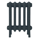 Grace - Midnight Ink Cast Iron Column Radiator H450mm x W333mm 4 Column - Wall Hung