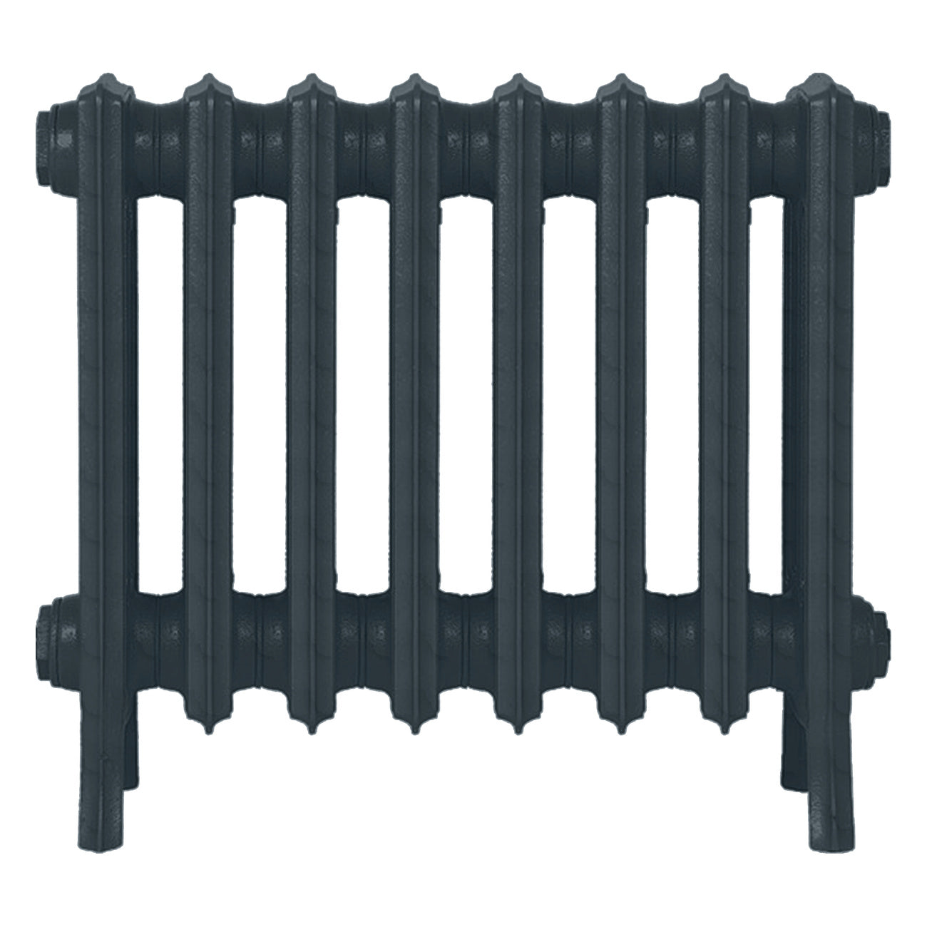 Grace - Midnight Ink Cast Iron Column Radiator H450mm x W514mm 4 Column - Wall Hung