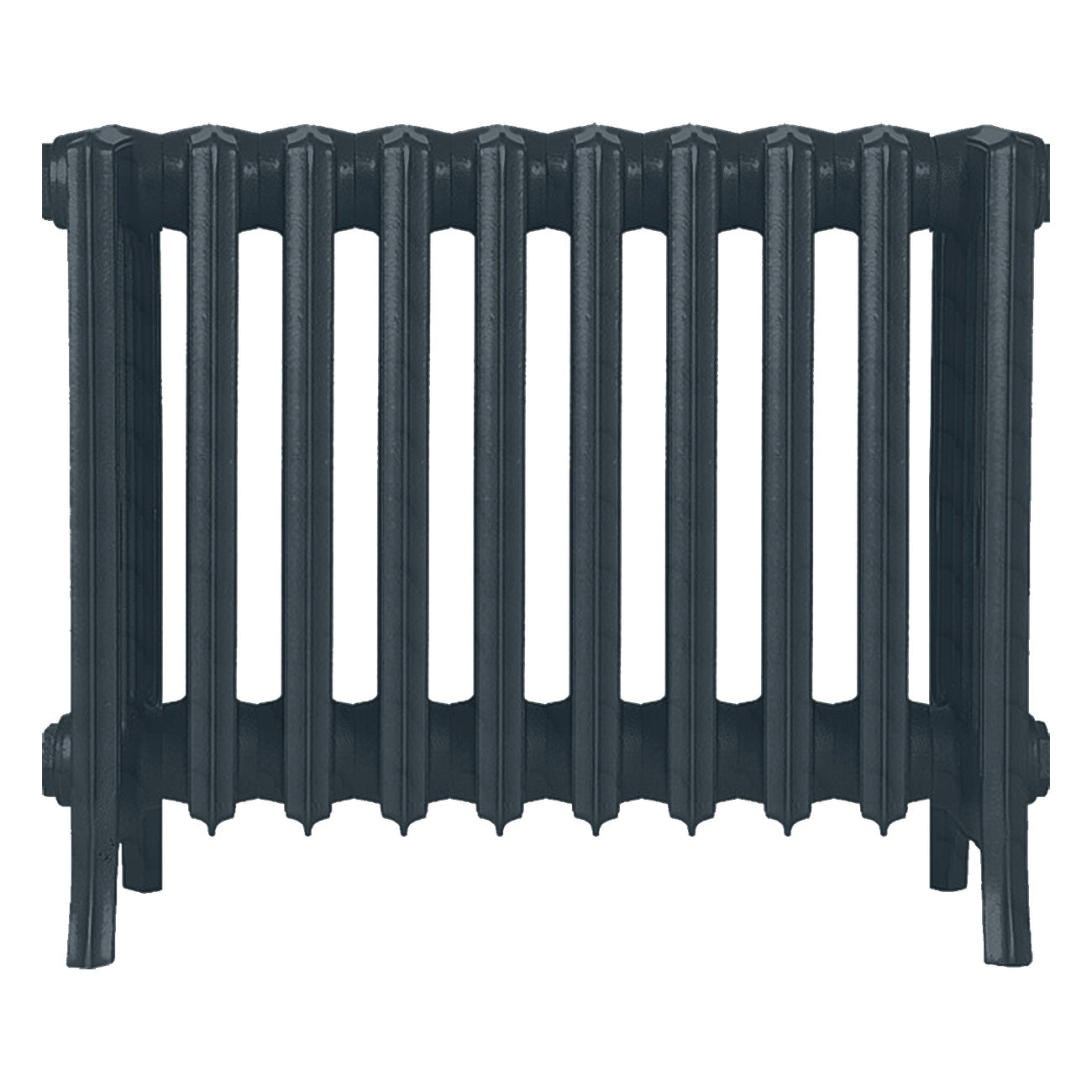 Grace - Midnight Ink Cast Iron Column Radiator H450mm x W635mm 6 Column - Wall Hung