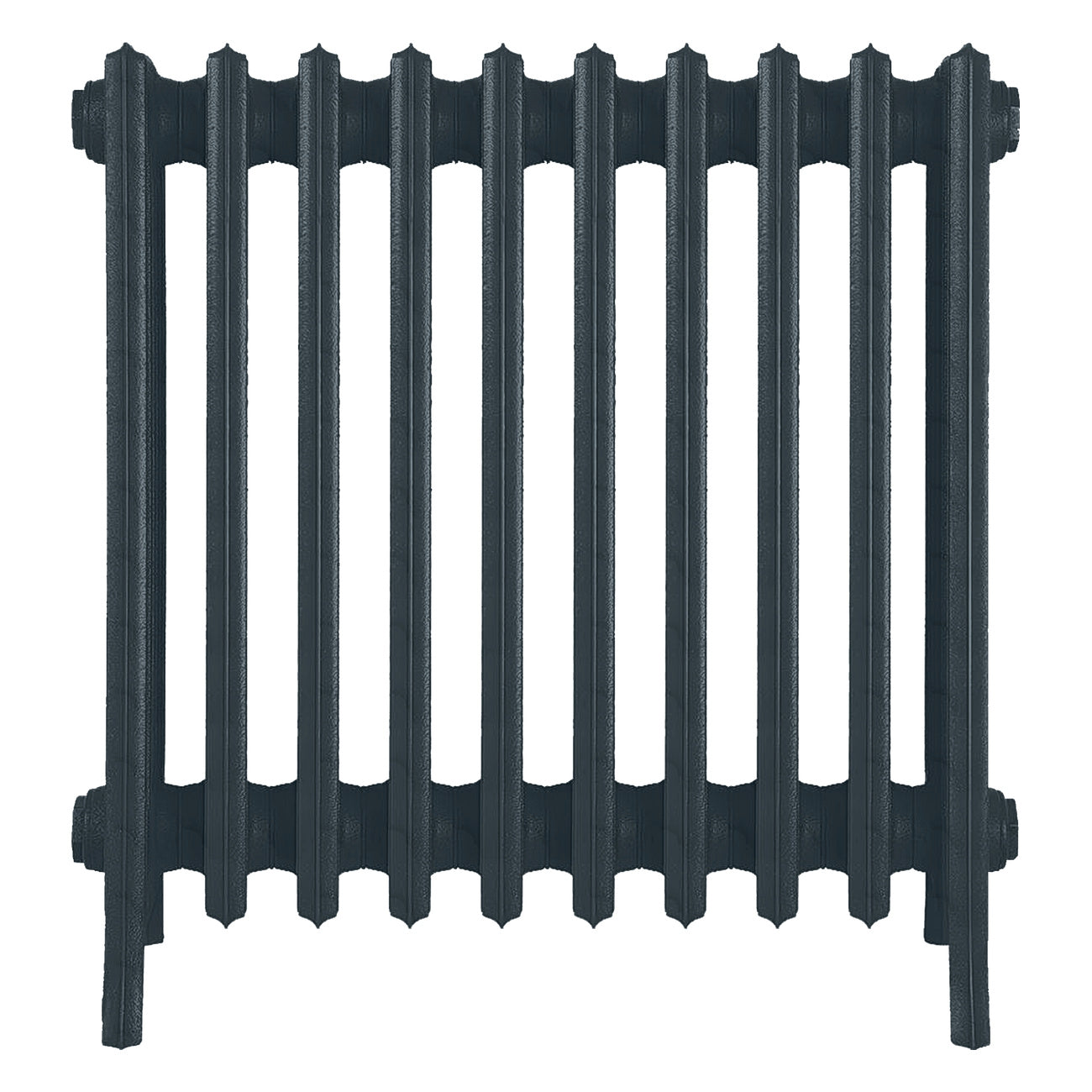 Grace - Midnight Ink Cast Iron Column Radiator H650mm x W635mm 6 Column - Floor Standing