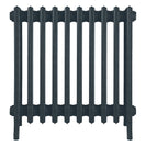 Grace - Midnight Ink Cast Iron Column Radiator H650mm x W635mm 6 Column - Floor Standing