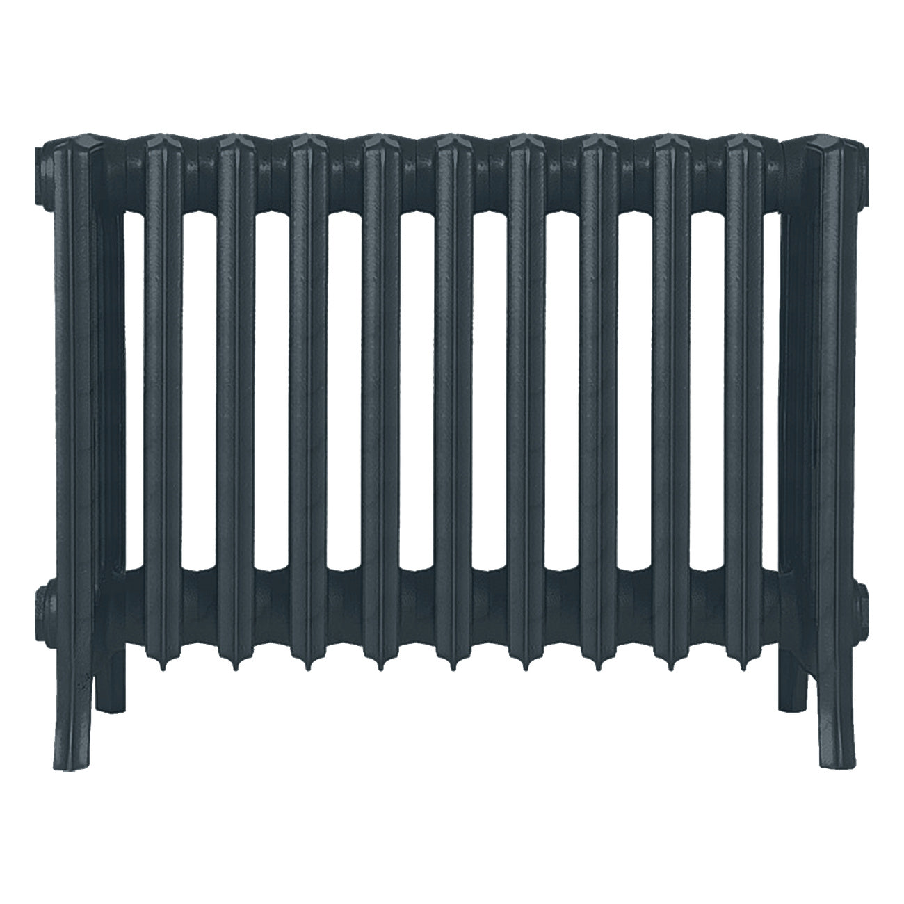 Grace - Midnight Ink Cast Iron Column Radiator H450mm x W696mm 6 Column - Wall Hung