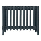 Grace - Midnight Ink Cast Iron Column Radiator H450mm x W696mm 6 Column - Wall Hung