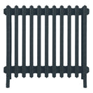 Grace - Midnight Ink Cast Iron Column Radiator H650mm x W696mm 6 Column - Floor Standing
