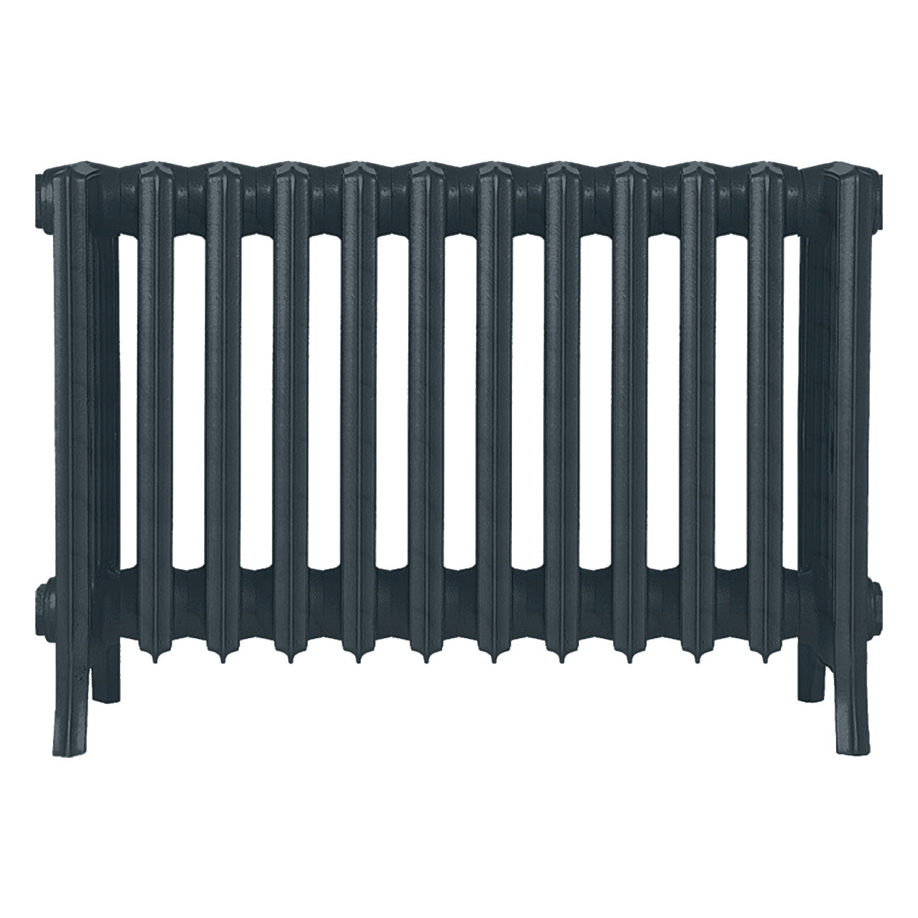 Grace - Midnight Ink Cast Iron Column Radiator H450mm x W756mm 6 Column - Wall Hung