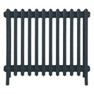 Grace - Midnight Ink Cast Iron Column Radiator H600mm x W756mm 6 Column - Wall Hung