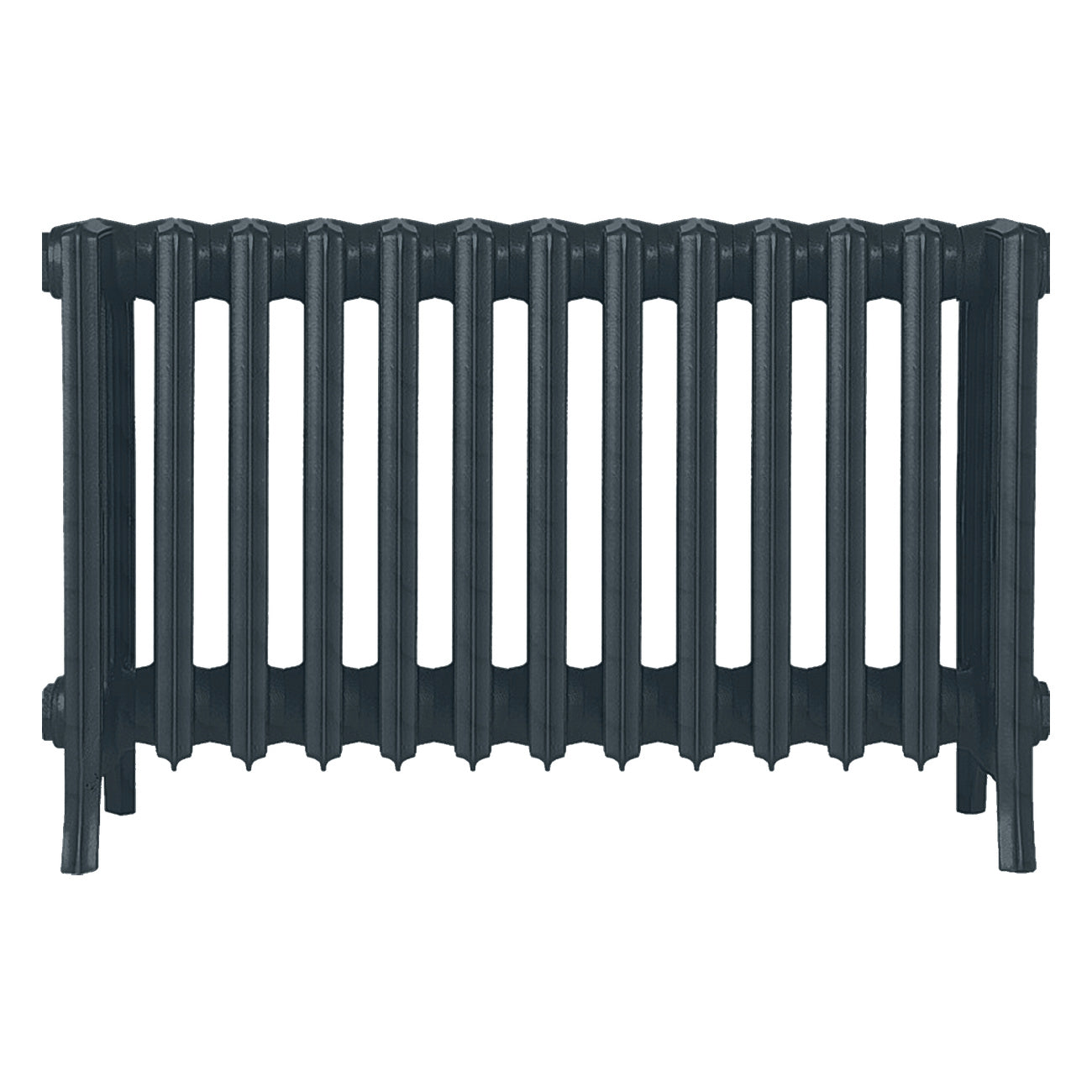 Grace - Midnight Ink Cast Iron Column Radiator H450mm x W817mm 6 Column - Wall Hung