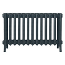 Grace - Midnight Ink Cast Iron Column Radiator H450mm x W817mm 6 Column - Wall Hung