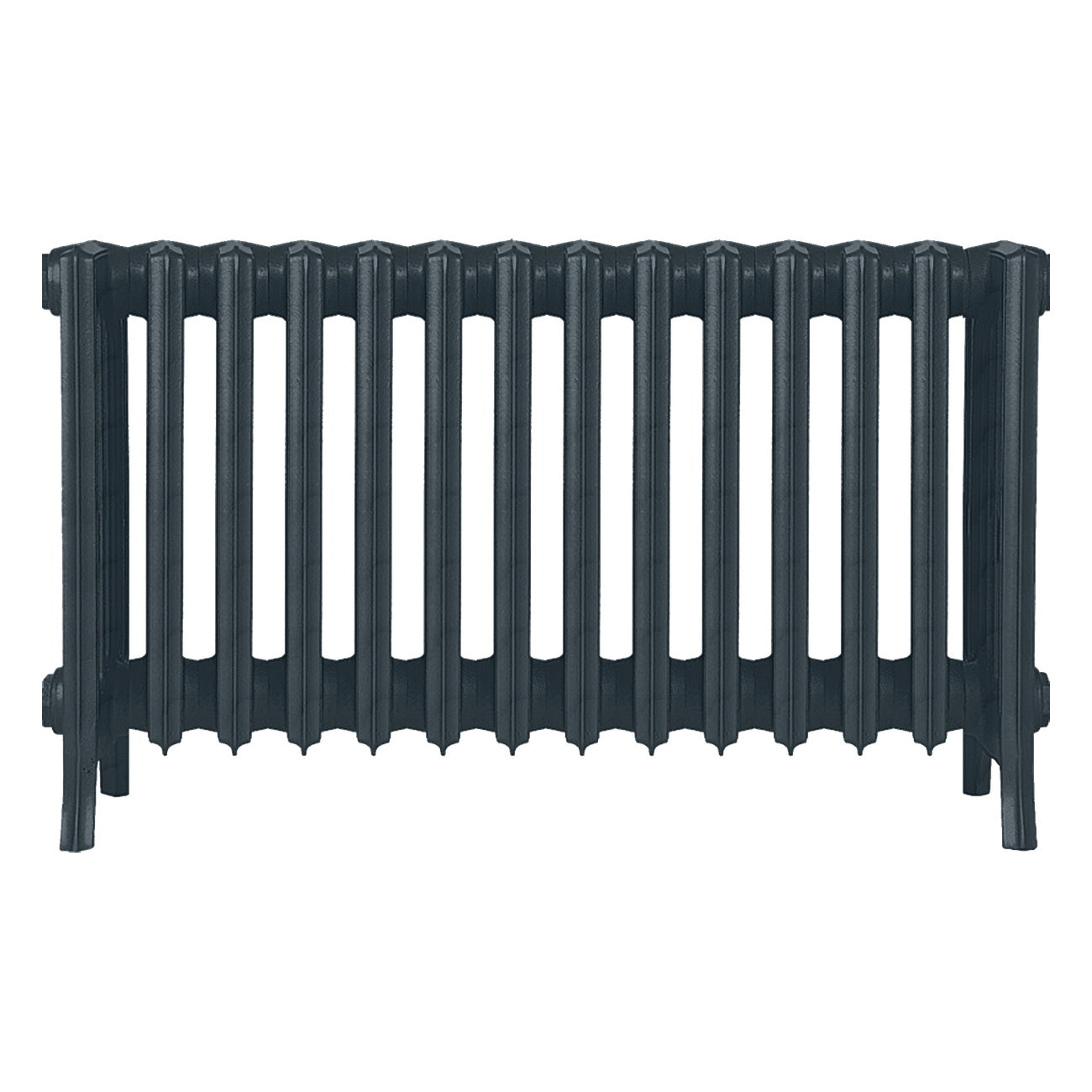 Grace - Midnight Ink Cast Iron Column Radiator H450mm x W877mm 6 Column - Wall Hung