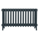 Grace - Midnight Ink Cast Iron Column Radiator H450mm x W877mm 6 Column - Wall Hung