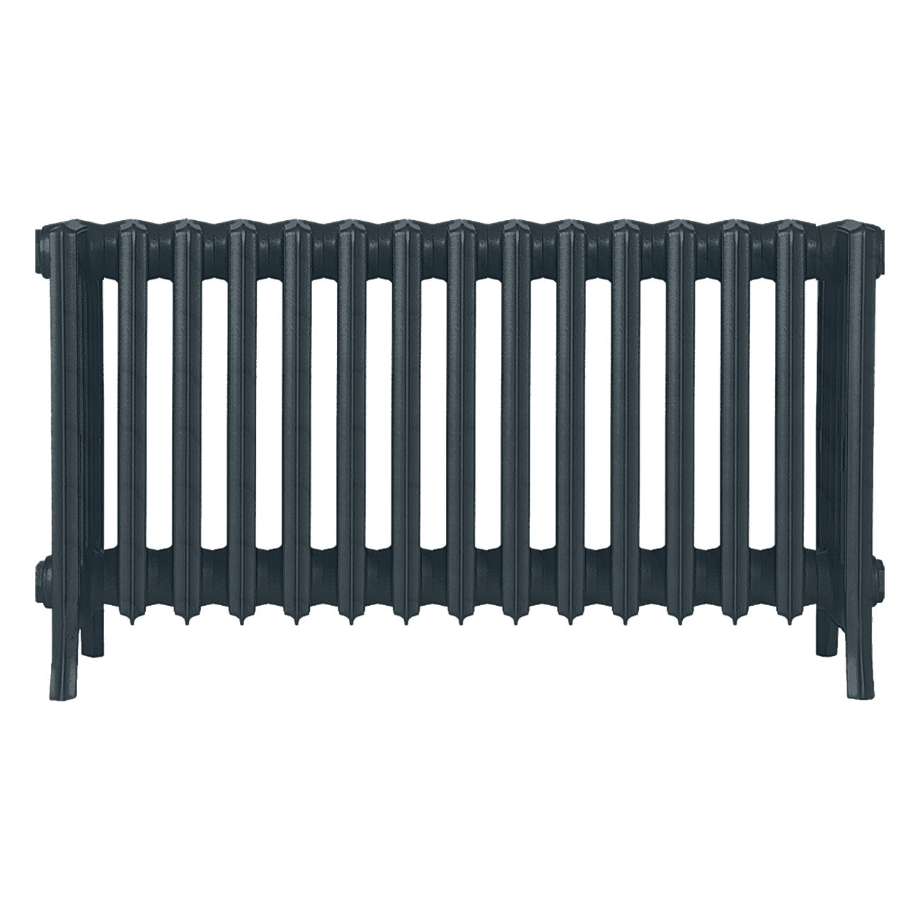 Grace - Midnight Ink Cast Iron Column Radiator H450mm x W938mm 6 Column - Wall Hung
