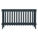Grace - Midnight Ink Cast Iron Column Radiator H450mm x W938mm 6 Column - Wall Hung