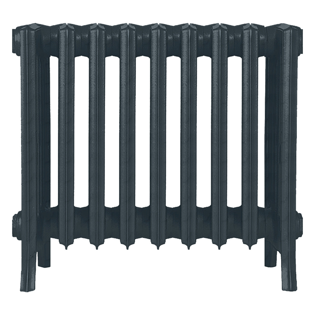 Grace - Midnight Ink Cast Iron Column Radiator H450mm x W575mm 6 Column - Wall Hung