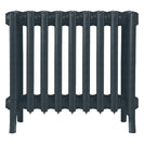 Grace - Midnight Ink Cast Iron Column Radiator H450mm x W575mm 6 Column - Wall Hung