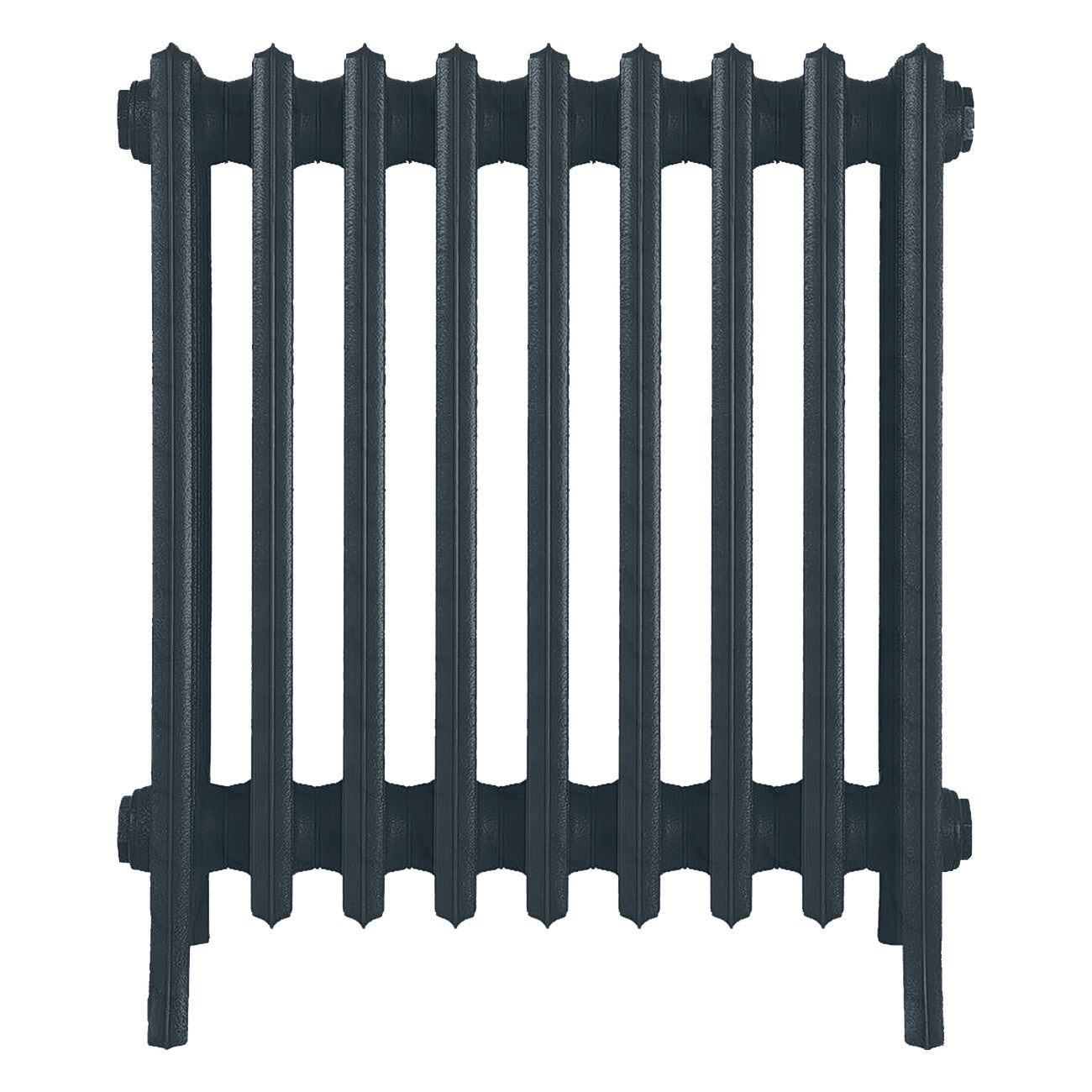 Grace - Midnight Ink Cast Iron Column Radiator H650mm x W575mm 6 Column - Floor Standing