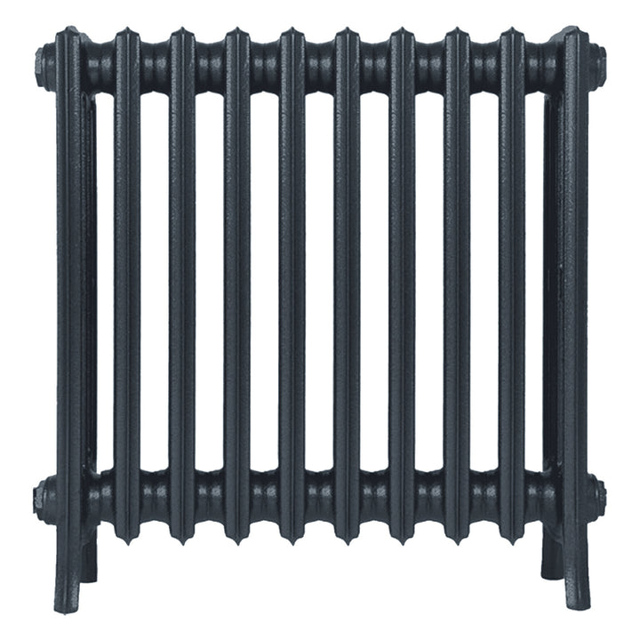 Grace - Pencil Grey Cast Iron Column Radiator H650mm x W635mm 4 Column - Floor Standing