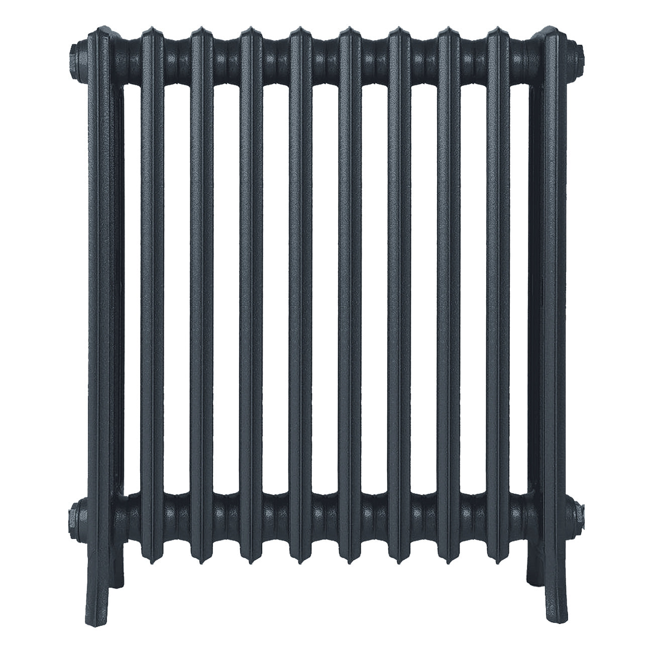 Grace - Pencil Grey Cast Iron Column Radiator H750mm x W635mm 4 Column - Floor Standing