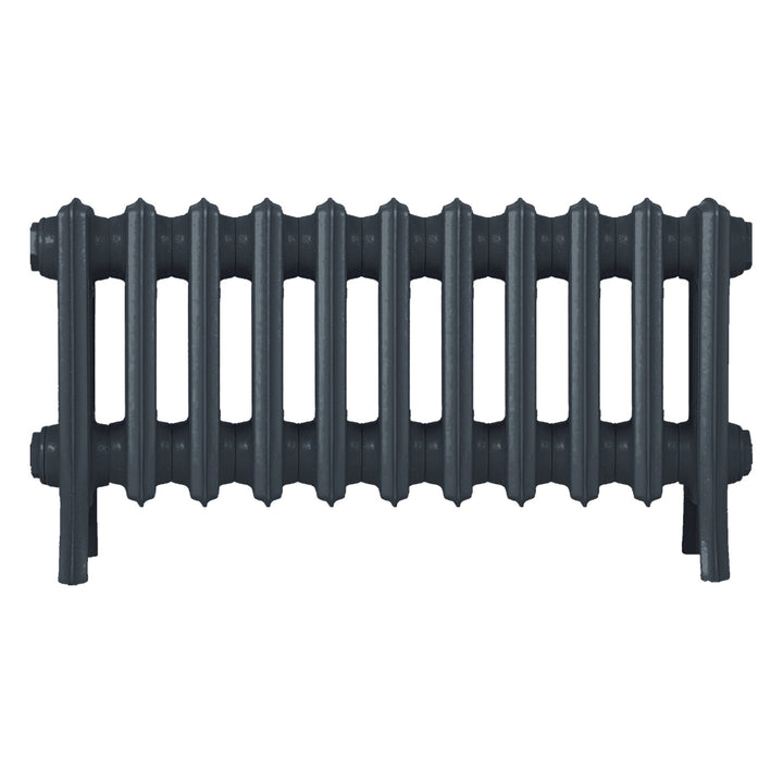 Grace - Pencil Grey Cast Iron Column Radiator H350mm x W696mm 4 Column - Floor Standing