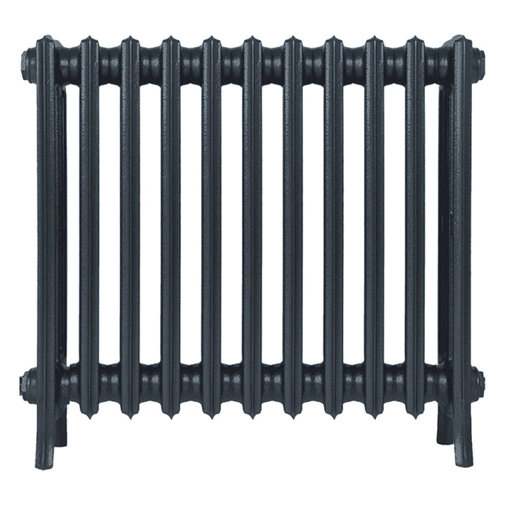 Grace - Pencil Grey Cast Iron Column Radiator H650mm x W696mm 4 Column - Floor Standing