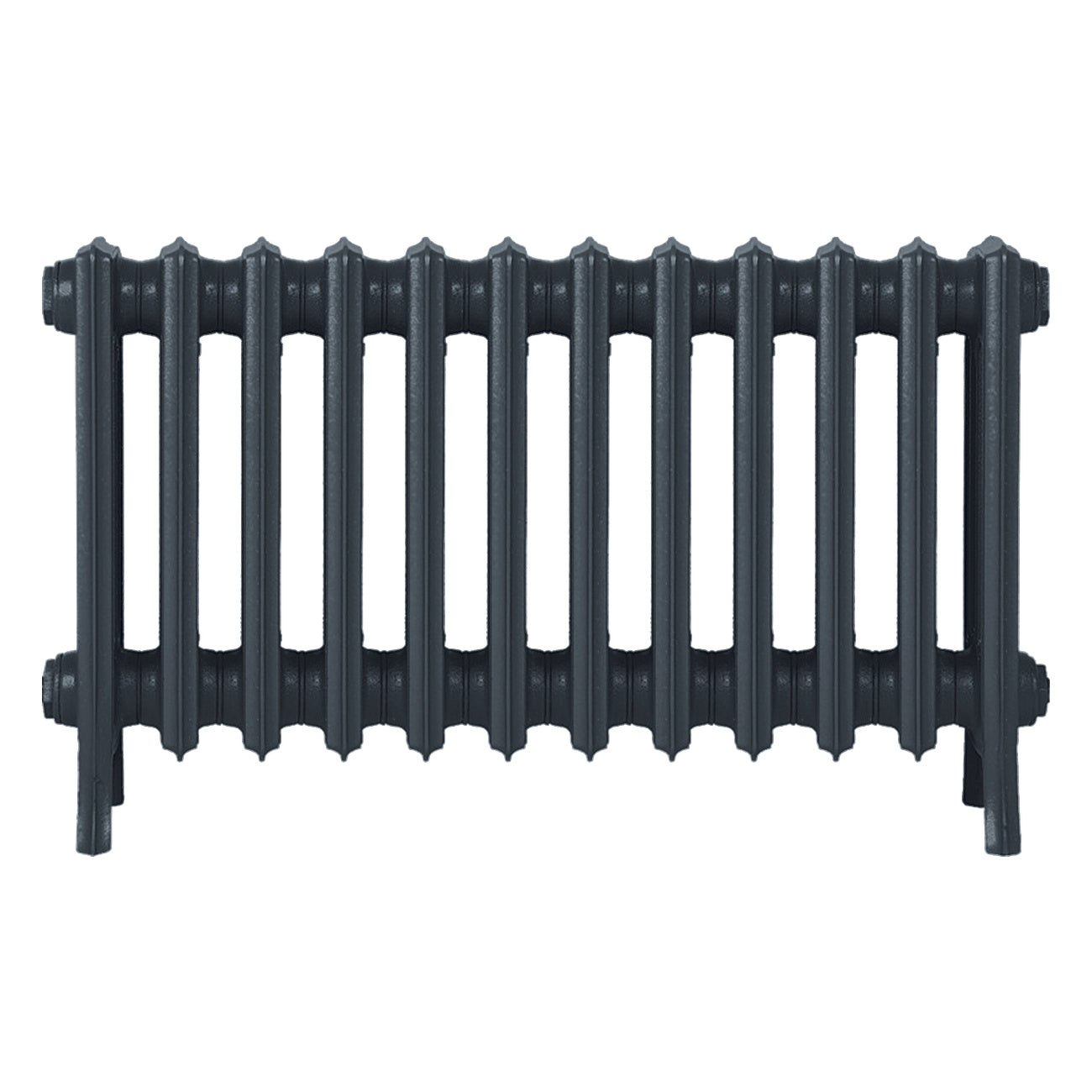 Grace - Pencil Grey Cast Iron Column Radiator H500mm x W756mm 4 Column - Floor Standing
