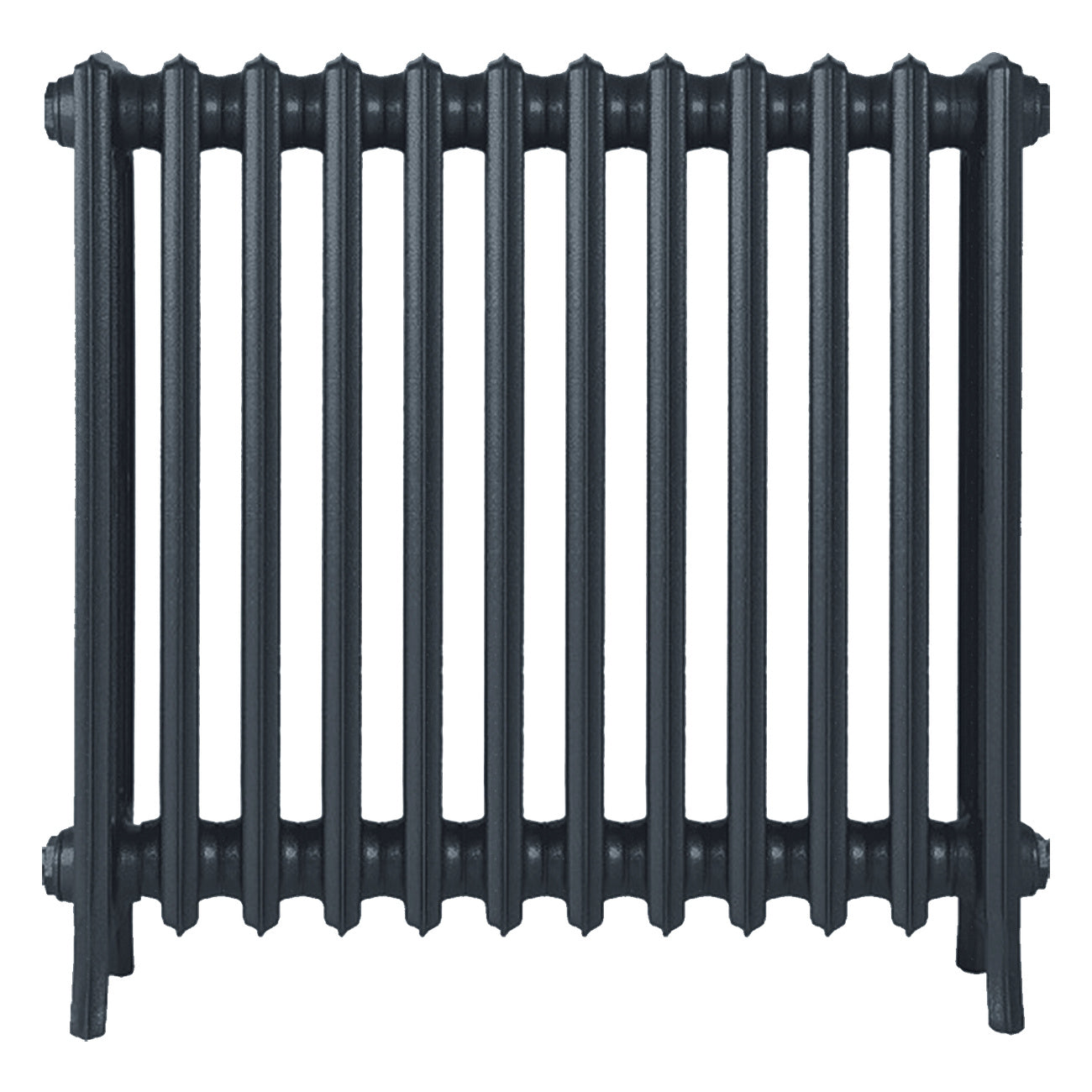 Grace - Pencil Grey Cast Iron Column Radiator H750mm x W756mm 4 Column - Floor Standing