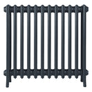 Grace - Pencil Grey Cast Iron Column Radiator H750mm x W756mm 4 Column - Floor Standing