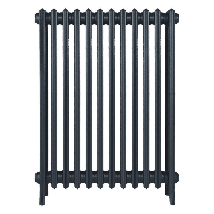 Grace - Pencil Grey Cast Iron Column Radiator H950mm x W756mm 4 Column - Floor Standing
