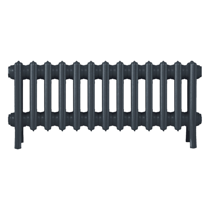 Grace - Pencil Grey Cast Iron Column Radiator H350mm x W817mm 4 Column - Floor Standing