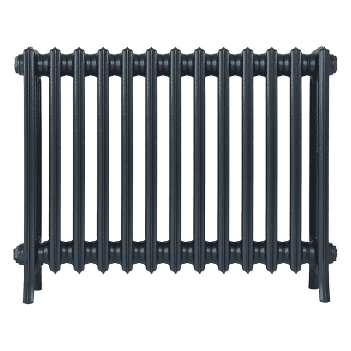 Grace - Pencil Grey Cast Iron Column Radiator H650mm x W817mm 4 Column - Floor Standing