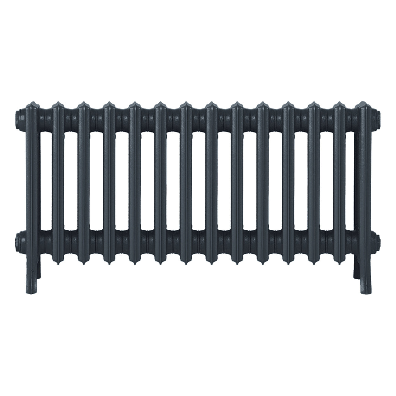Grace - Pencil Grey Cast Iron Column Radiator H500mm x W877mm 4 Column - Floor Standing
