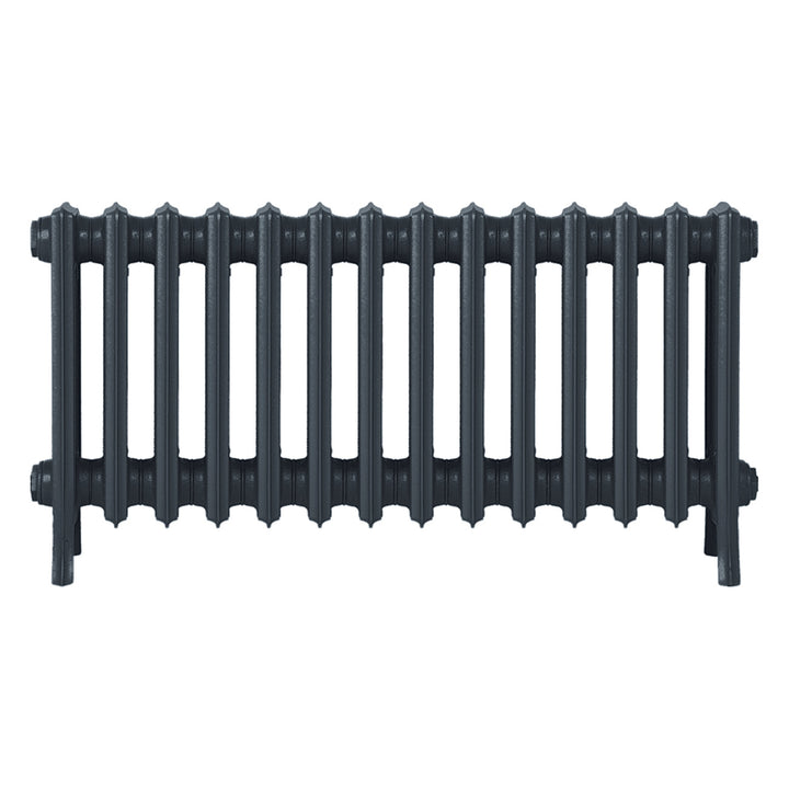 Grace - Pencil Grey Cast Iron Column Radiator H500mm x W877mm 4 Column - Floor Standing