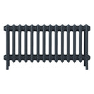 Grace - Pencil Grey Cast Iron Column Radiator H500mm x W877mm 4 Column - Floor Standing